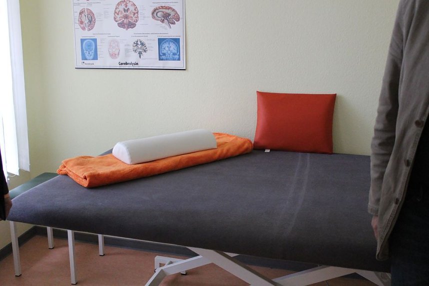 Andrang am Kurmittelhaus Barbarossagarten