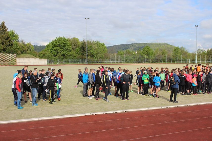 Die Leichtathleten begeisterten