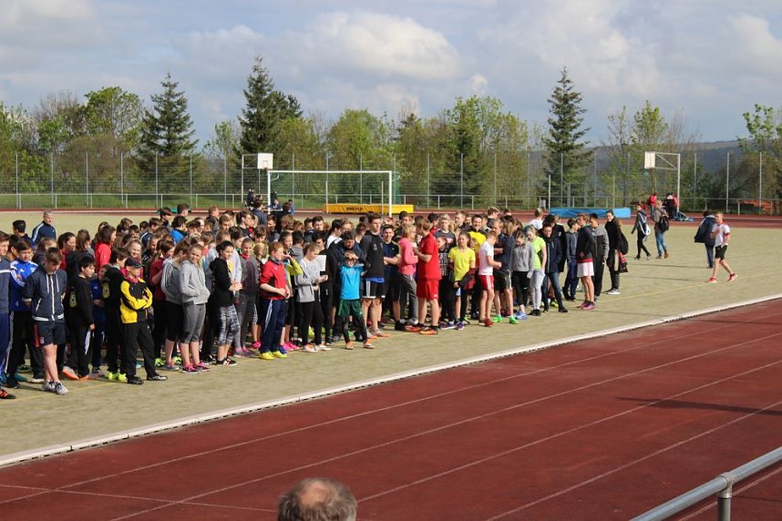 Die Leichtathleten begeisterten