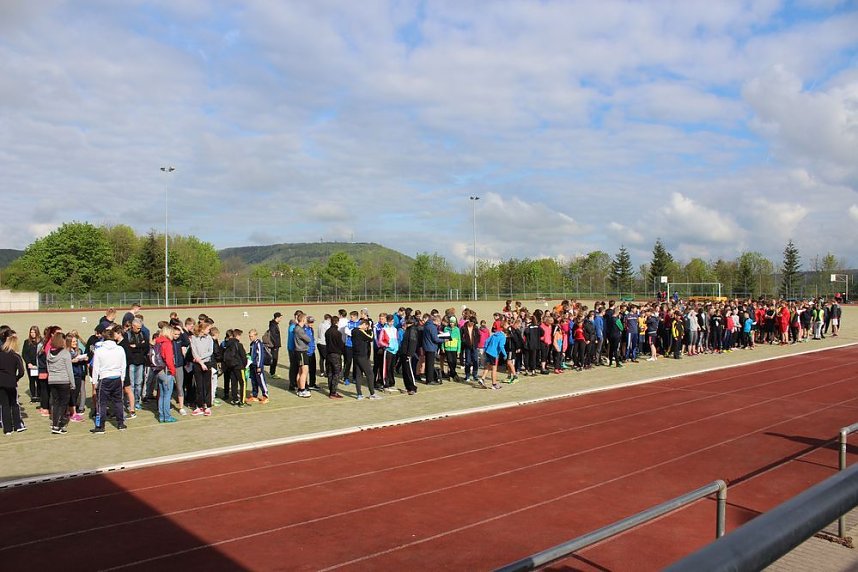 Die Leichtathleten begeisterten