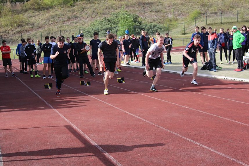 Die Leichtathleten begeisterten