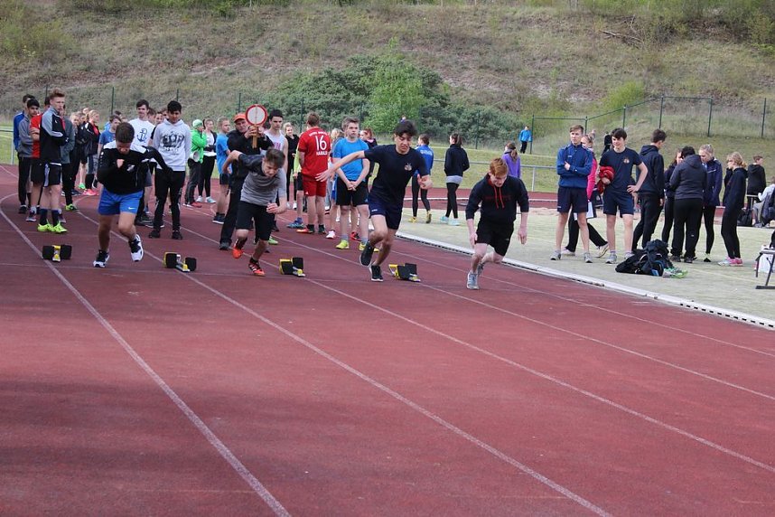 Die Leichtathleten begeisterten
