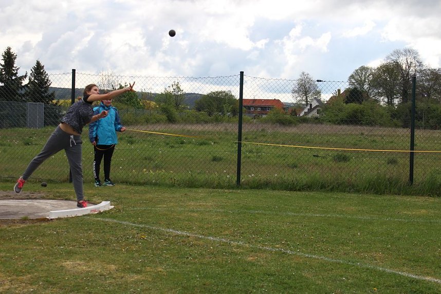 Die Leichtathleten begeisterten