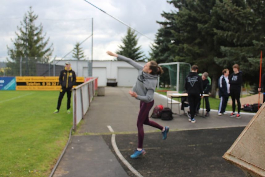 Die Leichtathleten begeisterten