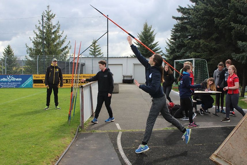 Die Leichtathleten begeisterten