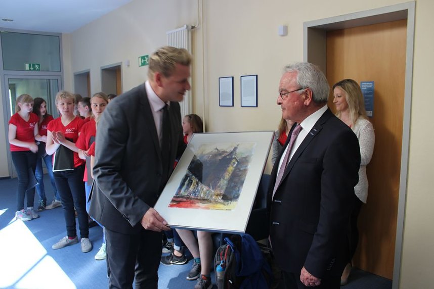 Eintrag in das Ehrenbuch der Stadt Bad Frankenhausen