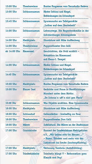 Impressionen vom Residenzfest