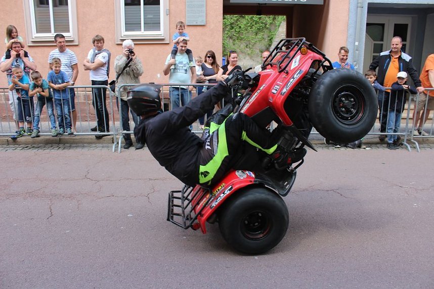 Spektakul&auml;re Stuntshow