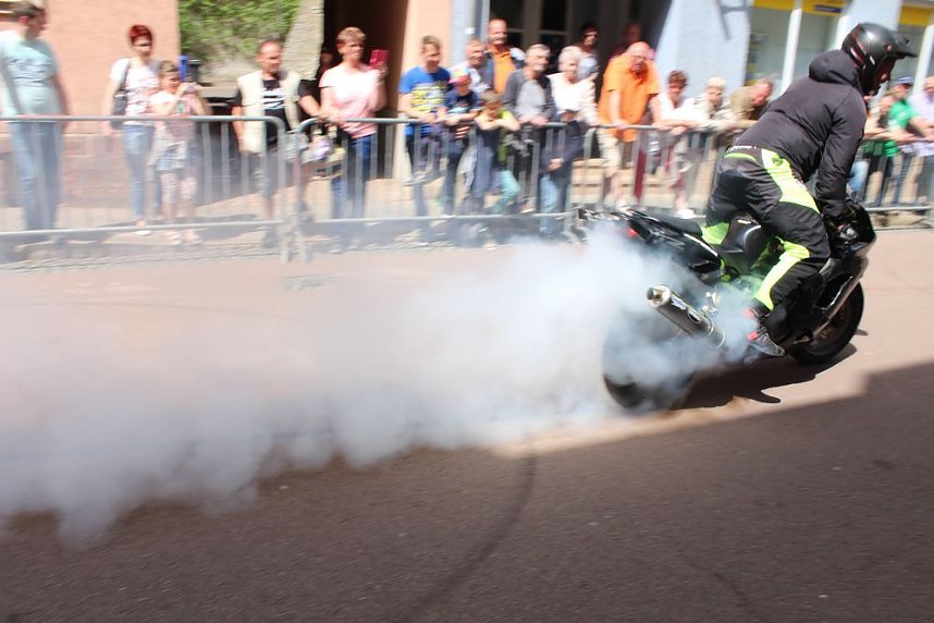 Spektakul&auml;re Stuntshow