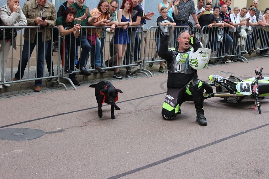 Spektakul&auml;re Stuntshow