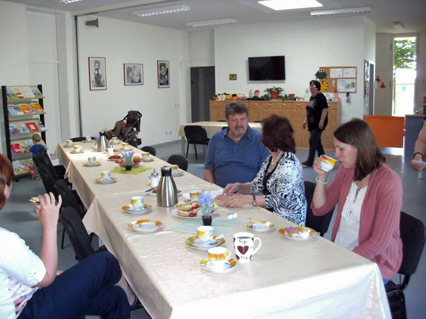 Mit B&uuml;rgermeisterin gefr&uuml;hst&uuml;ckt