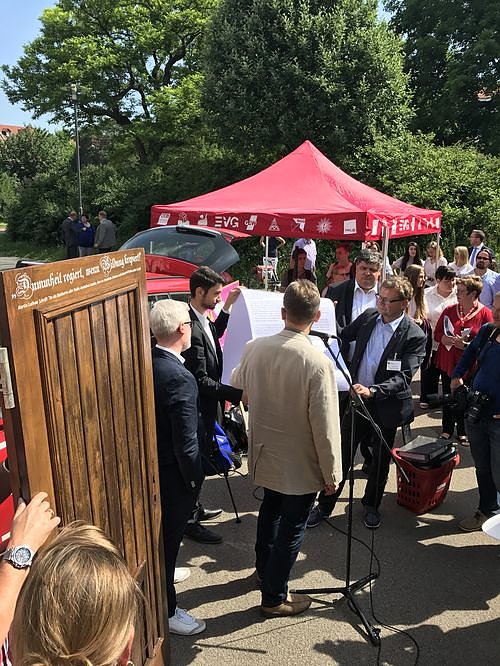 50 Demonstranten kamen aus dem Landkreis Nordhausen
