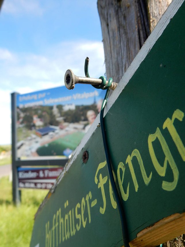 Beschilderung im Visier