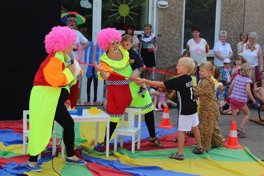 Sommerfest in der Kita Gro&szlig;furra