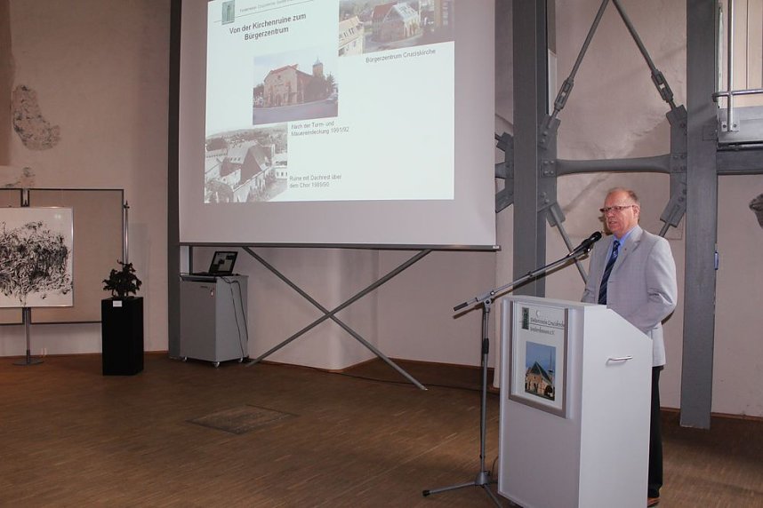 Bau B&uuml;rgerzentrum Cruciskirche abgeschlossen