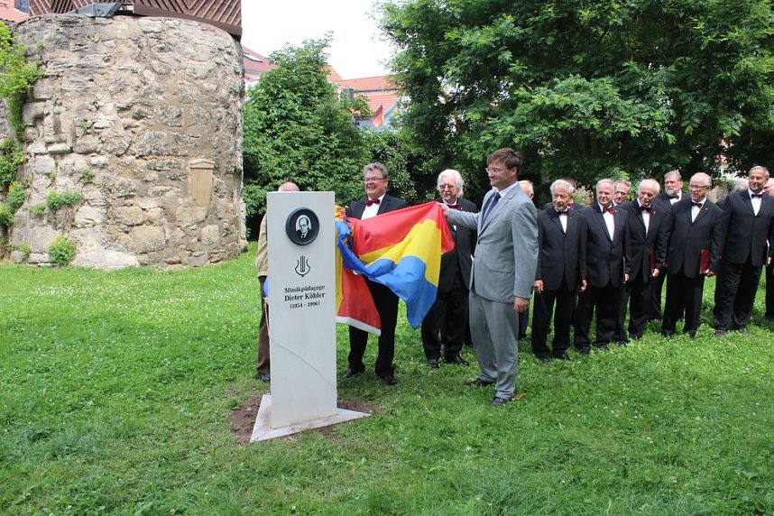 Gedenkstein in Sondershausen enth&uuml;llt