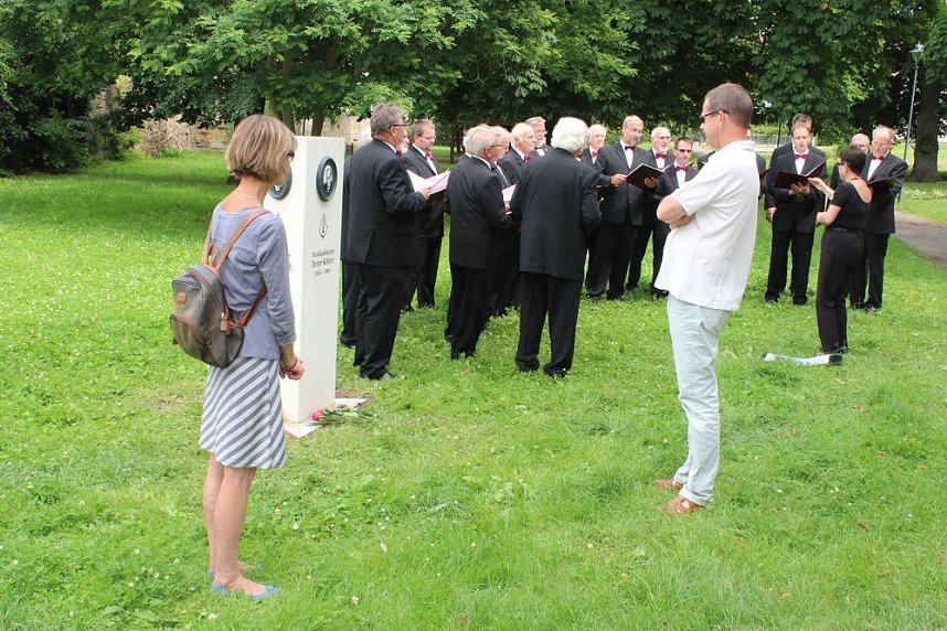 Gedenkstein in Sondershausen enth&uuml;llt