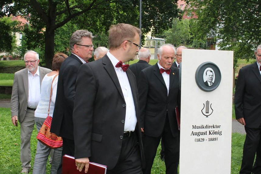 Gedenkstein in Sondershausen enth&uuml;llt