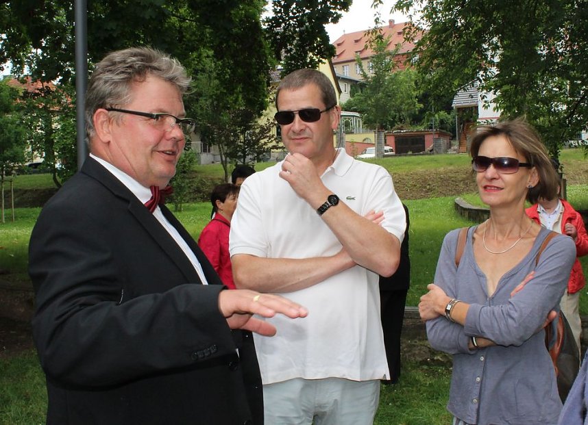 Gedenkstein in Sondershausen enth&uuml;llt