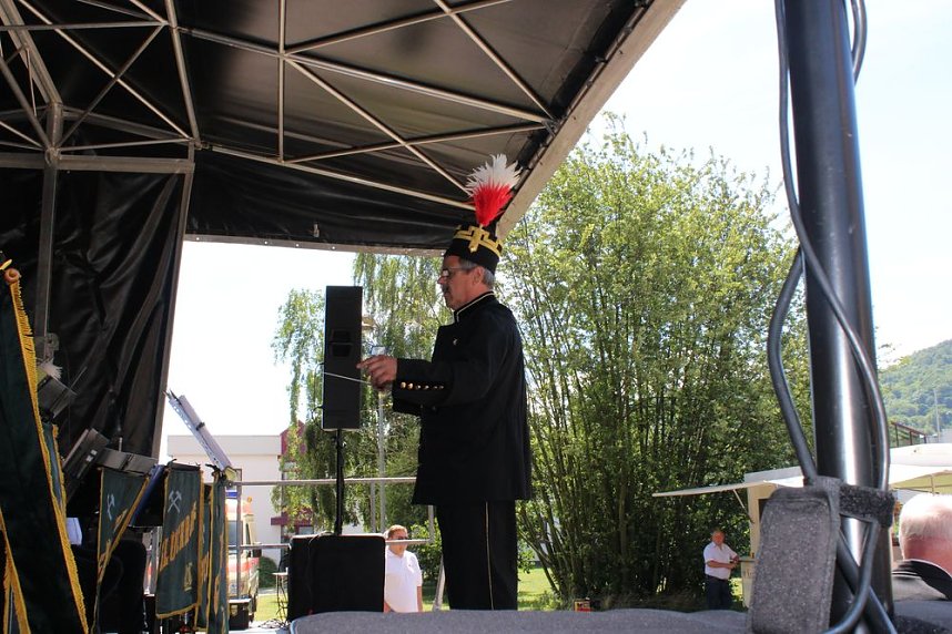 Nicht nur Bergleute feierten