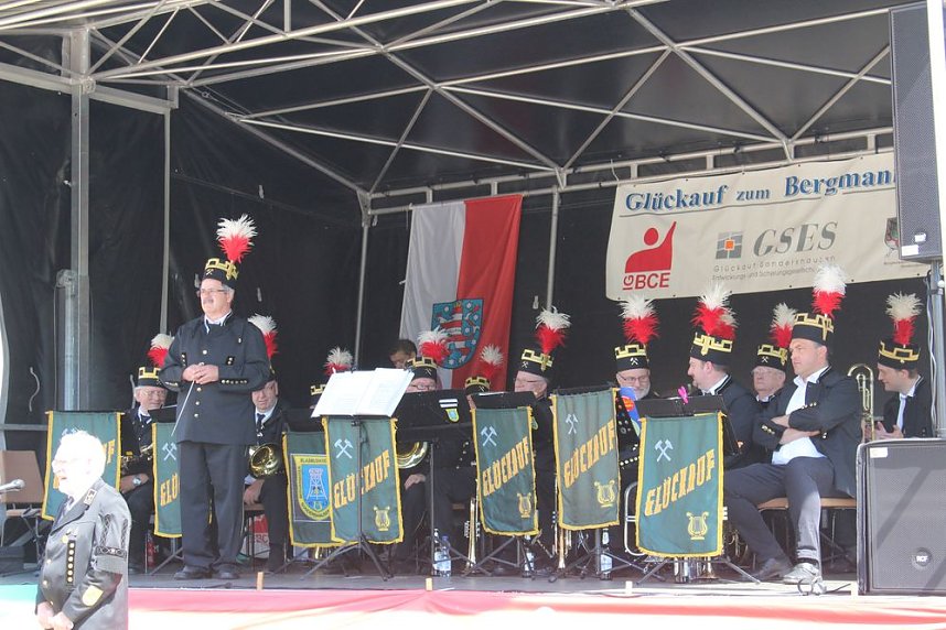 Nicht nur Bergleute feierten