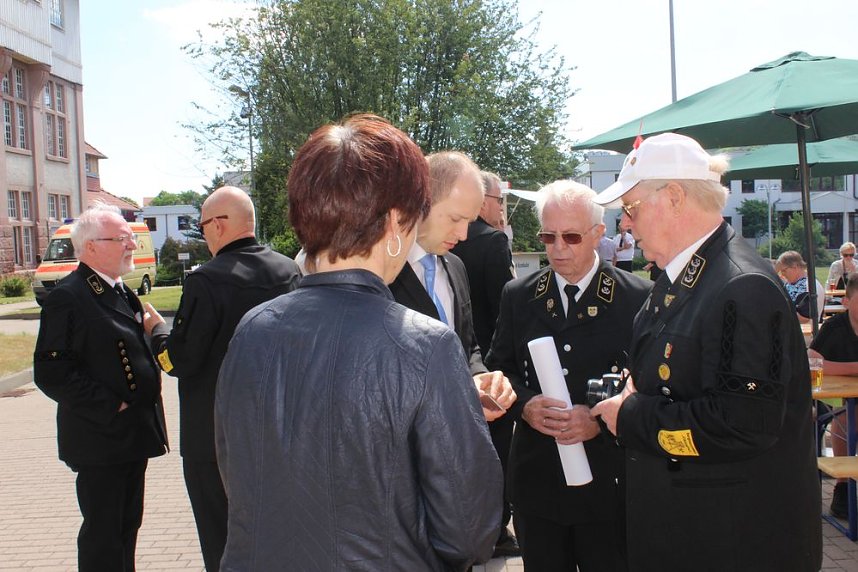 Nicht nur Bergleute feierten