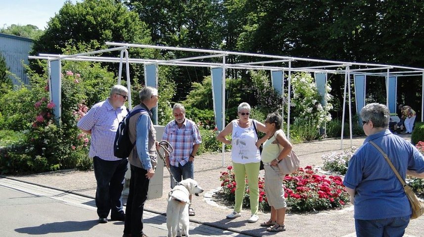 Ausflug des Blinden- und Sehbehindertenverbands zur ega