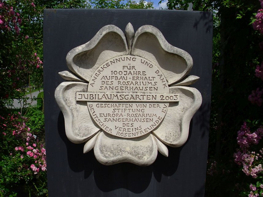 WB 4 besuchte Europa-Rosarium Sangerhausen