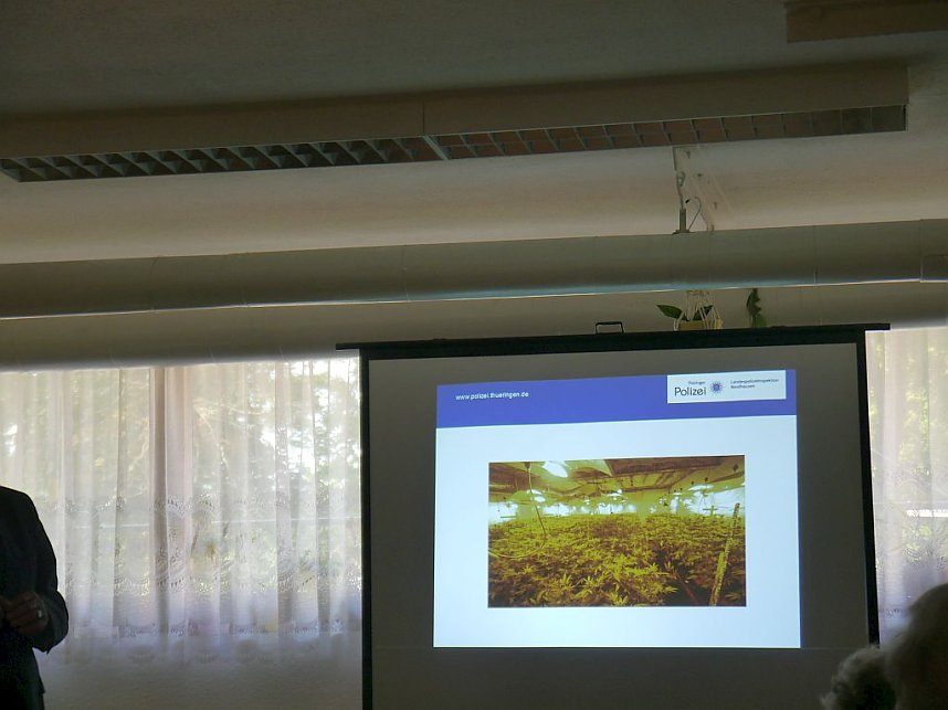 Besuch und Beratung von der Polizei