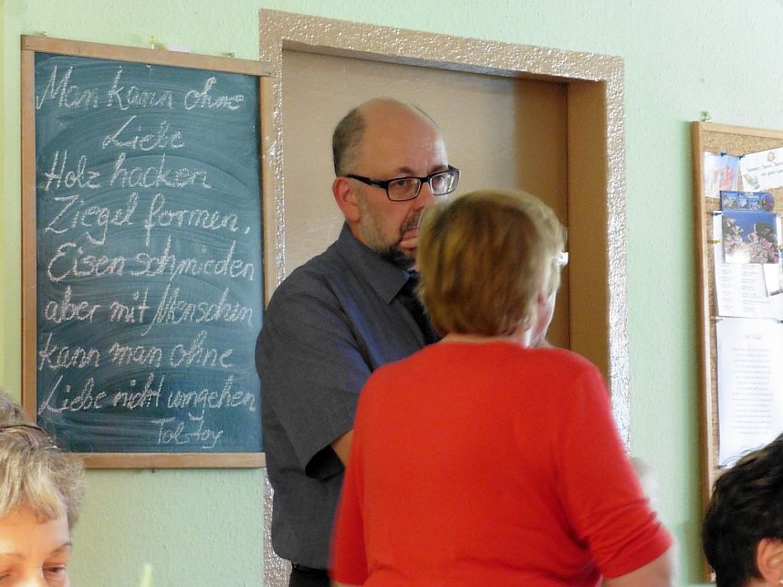 Besuch und Beratung von der Polizei