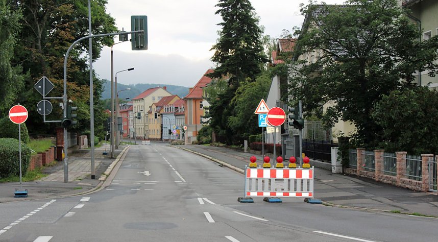 Vollsperrung Alexander Puschkin-Promenade