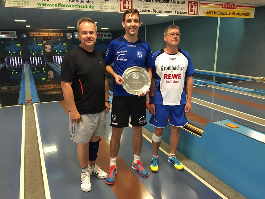 Patrick mit Hattrick beim 24. Kegelfest in Ro&szlig;leben