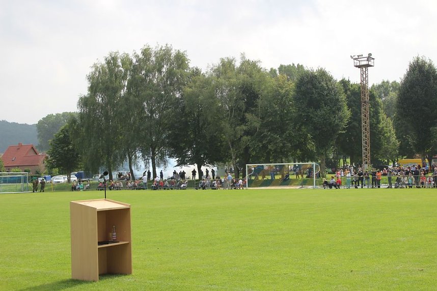 Feierliche  Vereidigung in Berka