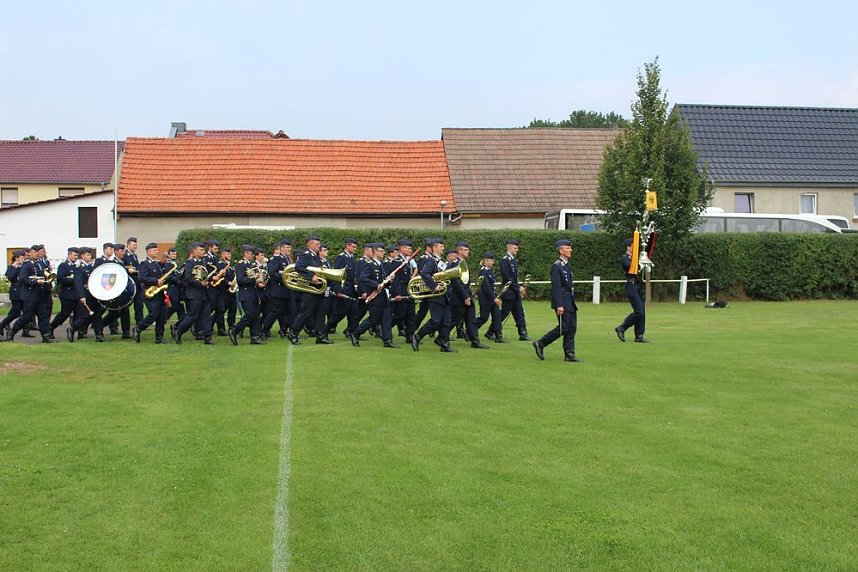 Feierliche  Vereidigung in Berka
