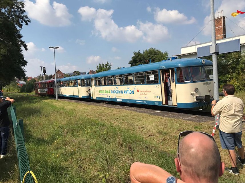 DGB bei Unstrutbahnfest in Ro&szlig;leben dabei