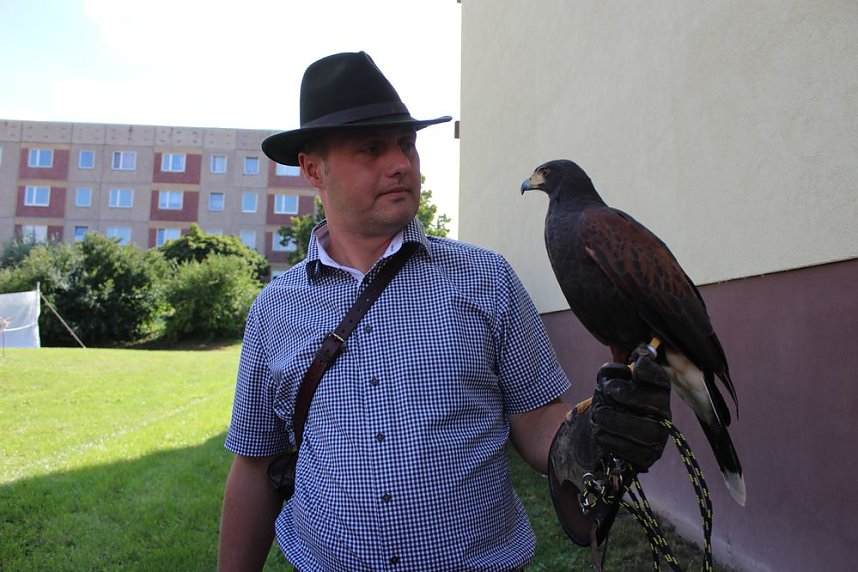 Falkner sorgte f&uuml;r Auflauf