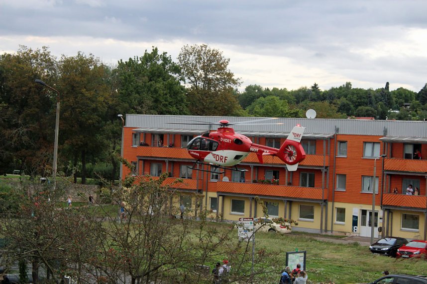 Ungew&ouml;hnlicher Landeplatz
