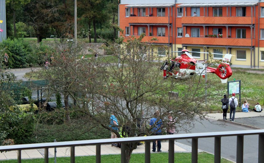 Ungew&ouml;hnlicher Landeplatz