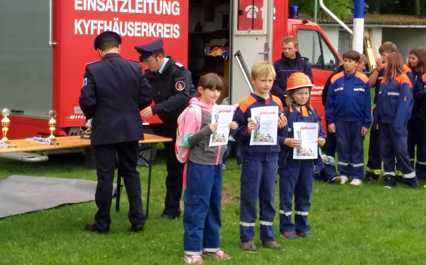 Kreisausscheid der jungen Feuerwehrleute
