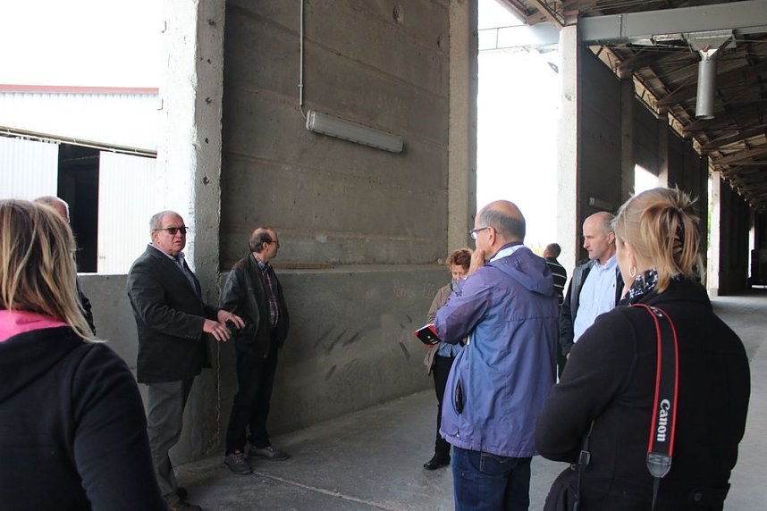 Landwirte beim Kyffh&auml;user Erntegespr&auml;ch