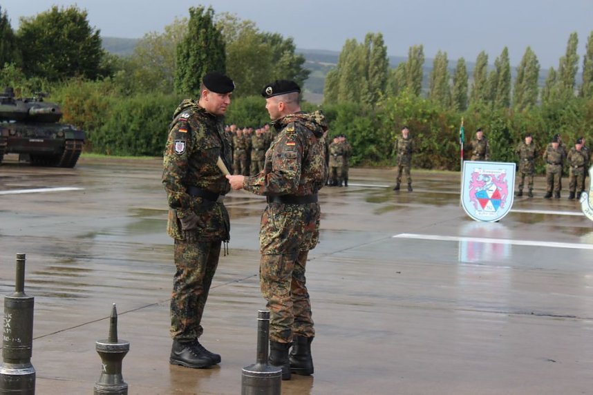 Kommandowechsel beim Panzerbataillon 393 "Th&uuml;ringer L&ouml;we"