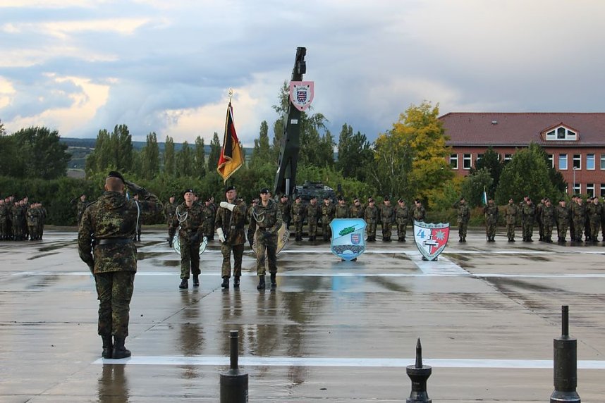 Kommandowechsel beim Panzerbataillon 393 "Th&uuml;ringer L&ouml;we"