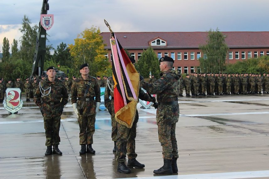 Kommandowechsel beim Panzerbataillon 393 "Th&uuml;ringer L&ouml;we"