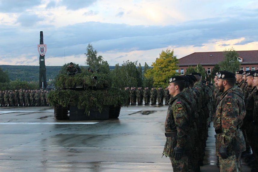 Kommandowechsel beim Panzerbataillon 393 "Th&uuml;ringer L&ouml;we"