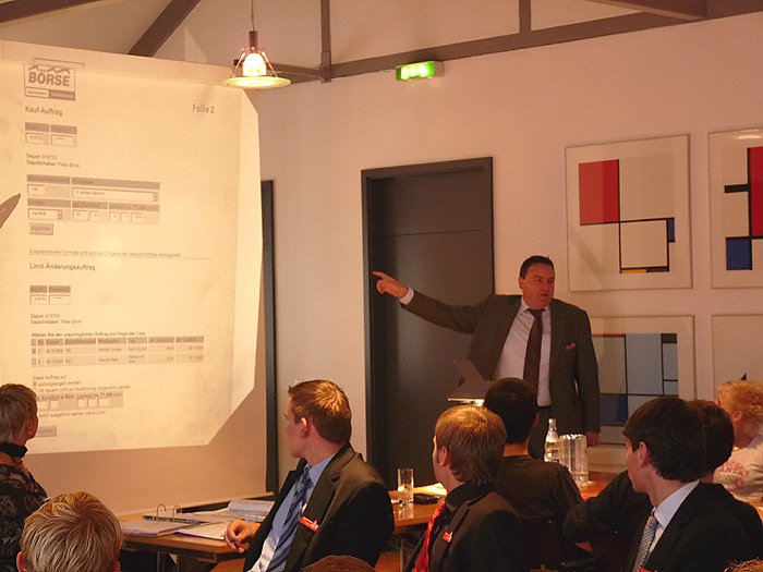 Planspiel B&ouml;rse gestartet