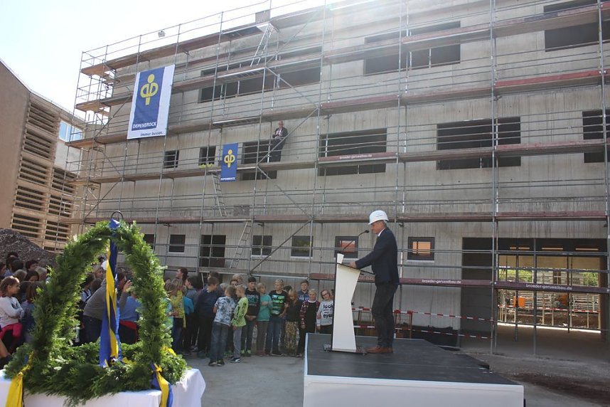 Richtfest an Gemeinschaftsschule gefeiert