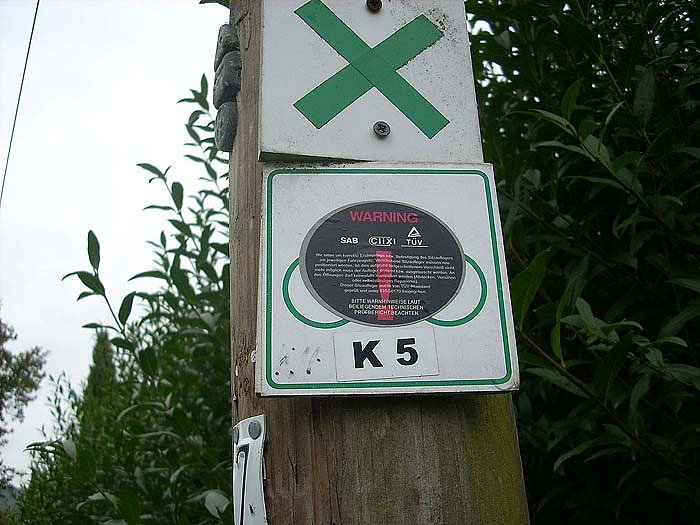 Besch&auml;digungen an Wanderwegen