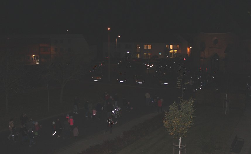 Lampionumzug durch Sondershausen