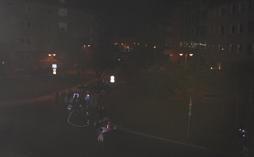 Lampionumzug durch Sondershausen