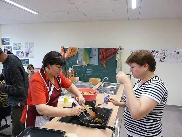 Kochshow der Migranten